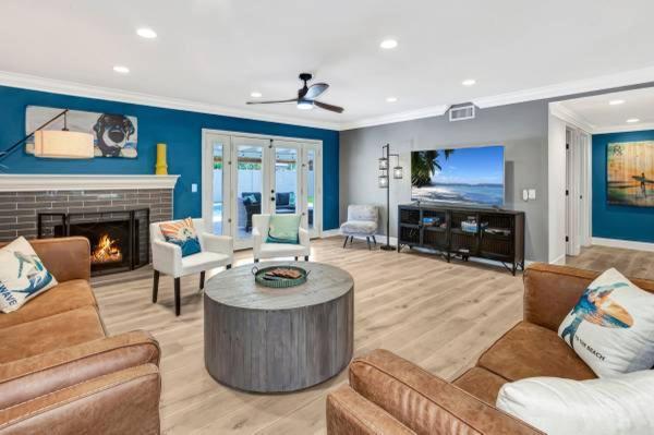 Huntington Beach, Ac, Pool, Hot Tub, Detached Office, Close To Beach, Outside Entertaining Area Exteriör bild