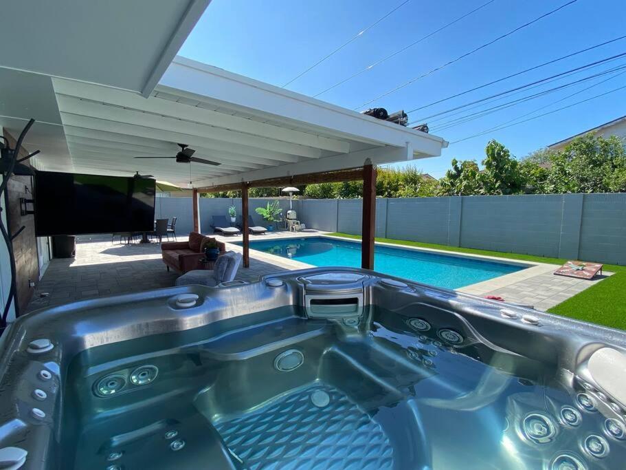 Huntington Beach, Ac, Pool, Hot Tub, Detached Office, Close To Beach, Outside Entertaining Area Exteriör bild